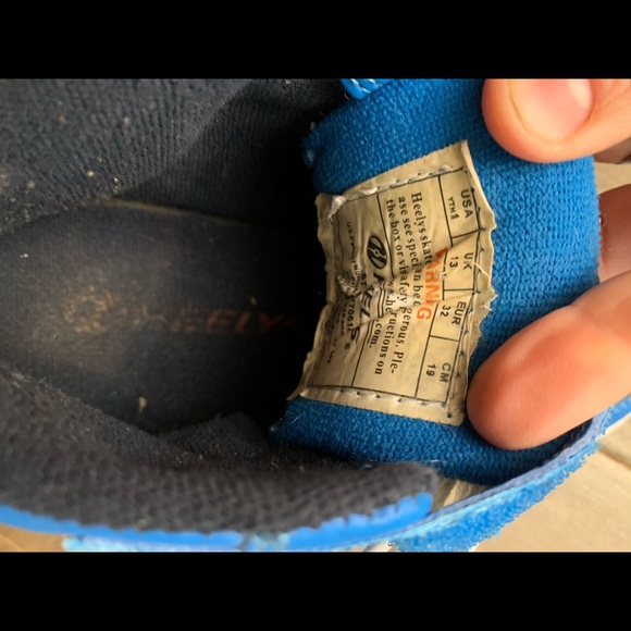 GUC boys HEELYS blue/navy/white size youth 1 - Picture 4 of 4